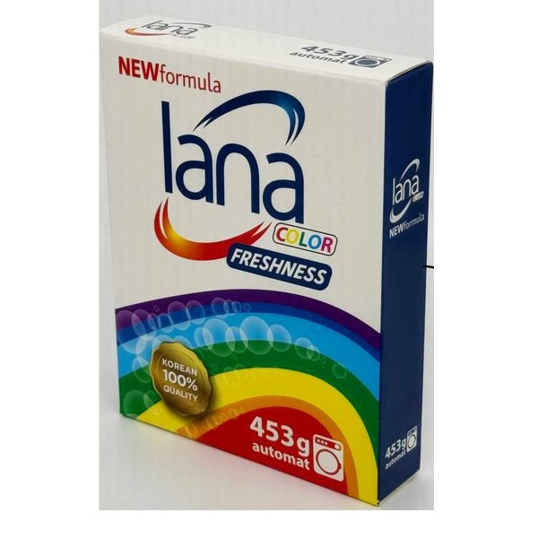Стиральный порошок для белого и цветного белья LANA, 453 г
