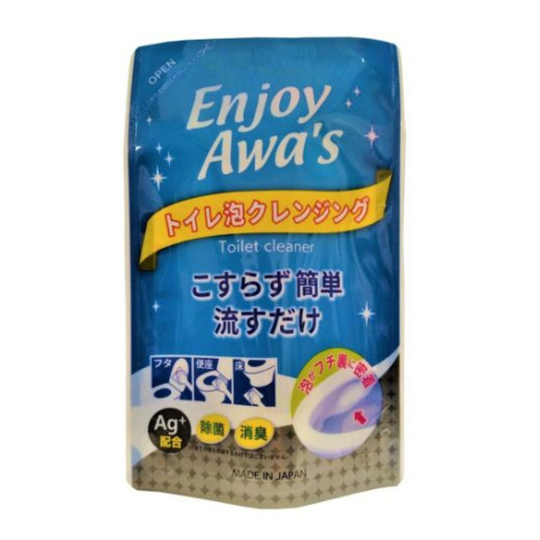 Пена чистящая для туалета (с ионами серебра) Enjoy Awas Toilet, Rocket Soap, 250 мл (сменная упаковка)