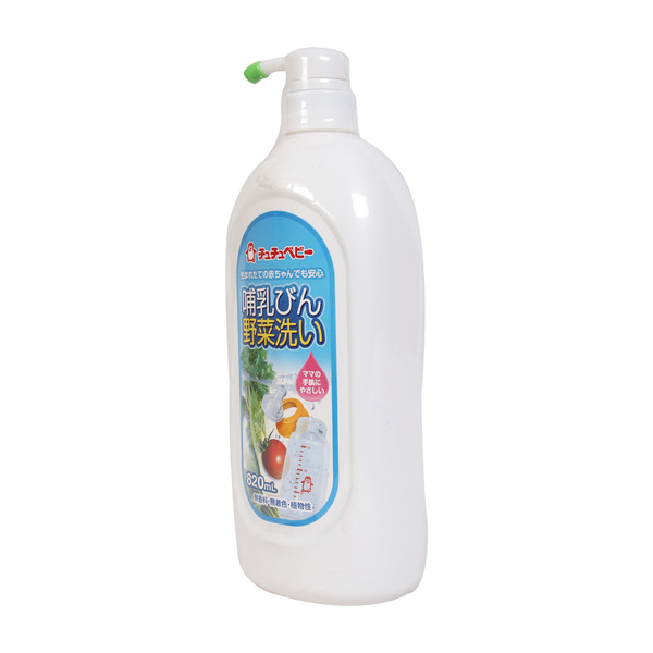 Жидкое средство для мытья детских бутылочек, детской посуды, овощей и фруктов, CHU-CHU Baby 820 мл