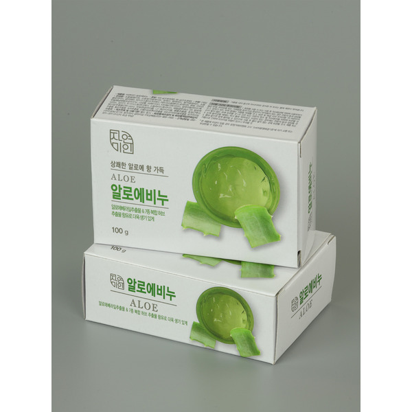 Мыло с экстрактом алоэ Fresh Aloe Soap, MUKUNGHWA   100 г