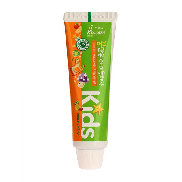 Детская зубная паста с ярким тропическим вкусом Kizcare Kids Toothpaste Punch, MUKUNGHWA  80 мл