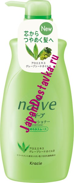 Восстанавливающий бальзам-ополаскиватель для нормальных волос Naive, KRACIE 550 мл
