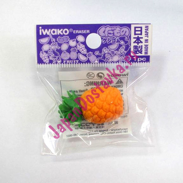 Фигурный 3D-ластик из серии Фрукты, IWAKO 1 шт. (на выбор)