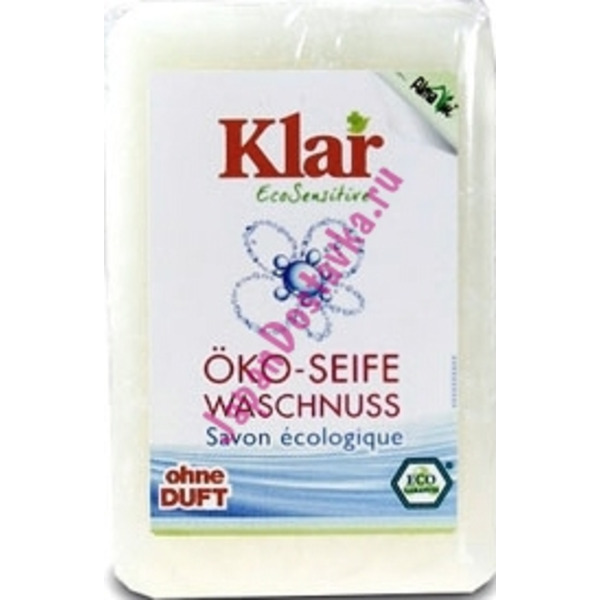 Мыло на мыльном орехе без отдушек и без красителей эко, KLAR 100 гр
