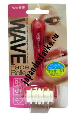 Роликовый массажер для лица Wave face roller, VESS