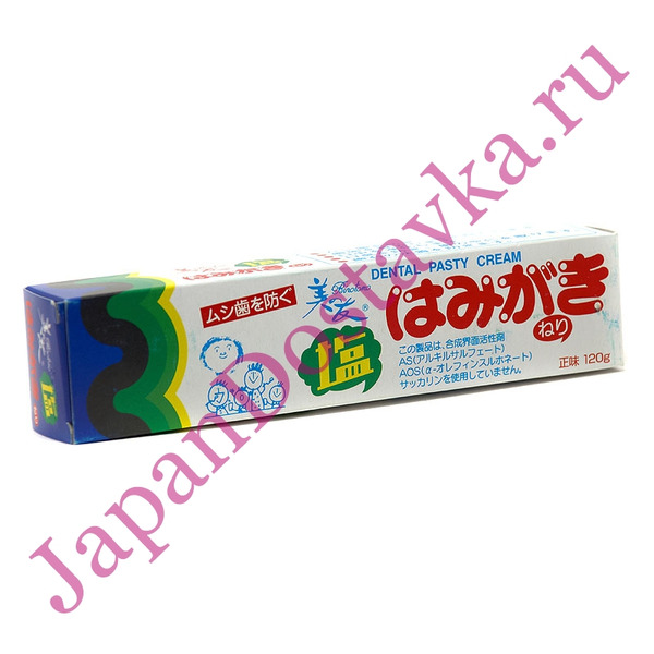 Отбеливающая зубная паста Binotomo salt, FUDO KAGAKU 120 г