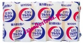 Мыло для точечного застирывания стойких загрязнений Maruseru Soap Miyoshi, 5 шт. по 140 г