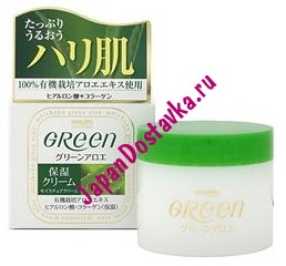 Увлажняющий крем для очень сухой кожи лица Green Plus Aloe Moisture cream, MEISHOKU 48 г