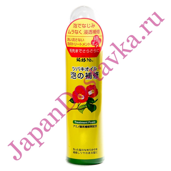 Пенка для восстановления поврежденных волос Tsubaki Oil, KUROBARA 140 г