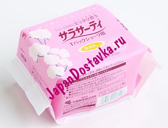 Ежедневные гигиенические прокладки для трусиков танга Pure Cotton, KOBAYASHI 20 шт.
