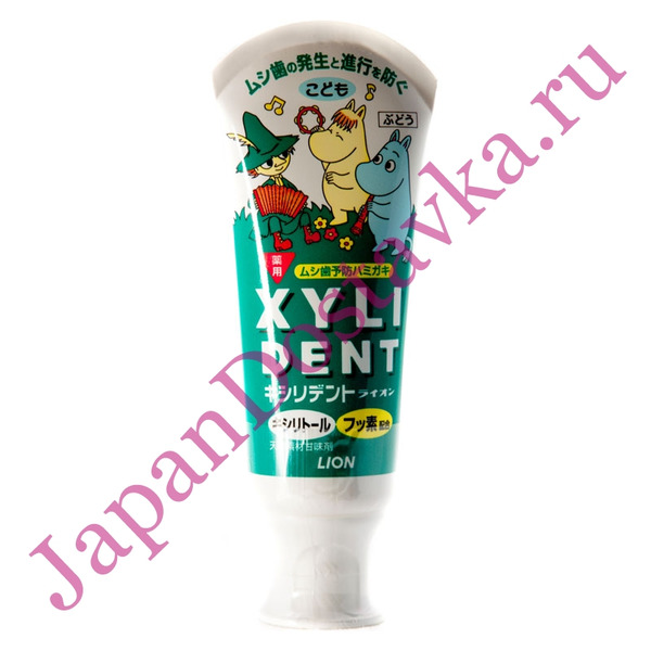 Детская зубная паста с фтором Xyli Dent Kodomo, LION 60 г