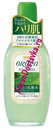 Увлажняющий лосьон для ухода за очень сухой кожей лица Green Plus Aloe Moisture Lotion, MEISHOKU 170 мл