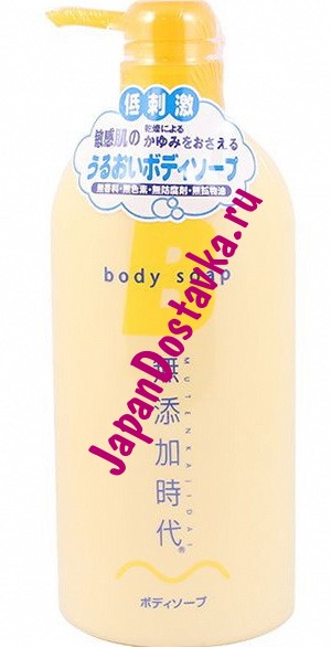Жидкое мыло для тела без добавок Mutenka Jidai Body Soap, REAL 580 мл
