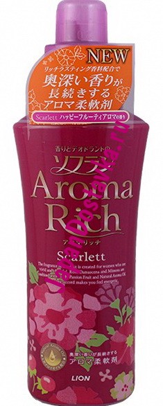 Кондиционер для белья Aroma Rich Scarlett, LION 620 мл