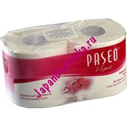 Трехслойная туалетная бумага Elegant, PASEO (280 листов х 2 рулона)