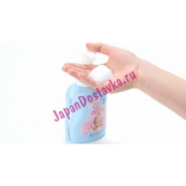 Детское пенящееся мыло для тела Kewpie, COW BRAND 350 мл (сменная упаковка)