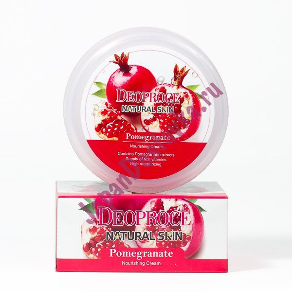 Крем для лица и тела питательный с экстрактом граната Natural Skin Pomegranate Nourishing Cream, DEOPROCE   100 мл