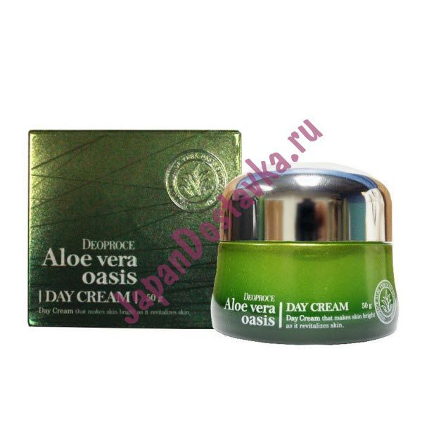 Крем дневной для лица Aloe Vera Oasis Day Cream, DEOPROCE   50 мл