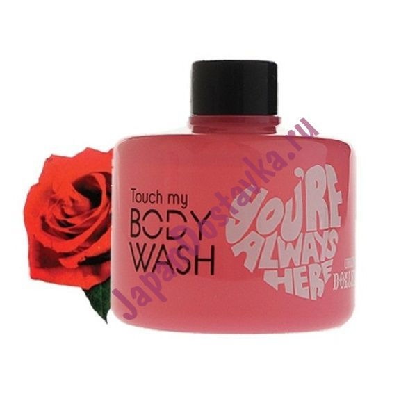 Гель для душа с ароматом розы Dollkiss Touch My Body Wash Rosе, BAVIPHAT   100 мл