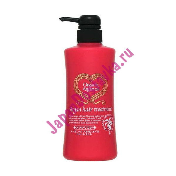 Кондиционер для волос без силикона с аргановым маслом Organic Argan Oil, KUROBARA 500 мл