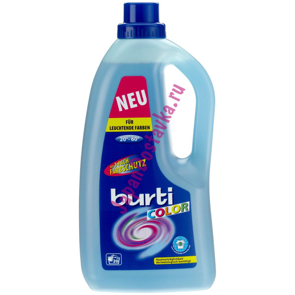 Жидкое средство Burti Color Liquid для стирки цветного белья, BURTI  1,5 л