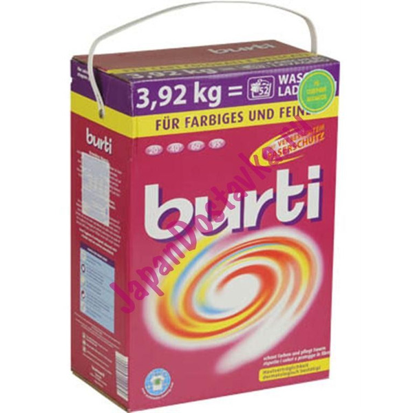 Стиральный порошок для цветного и тонкого белья, BURTI  3,92 кг