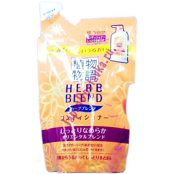 Кондиционер для волос Сказка трав со сбором восточных трав Herb Blend, LION 400 мл (запасной блок)
