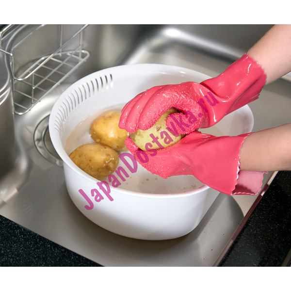 Перчатка для мытья и чистки овощей и рыбы Peeler Glove, POKETTO (правая)