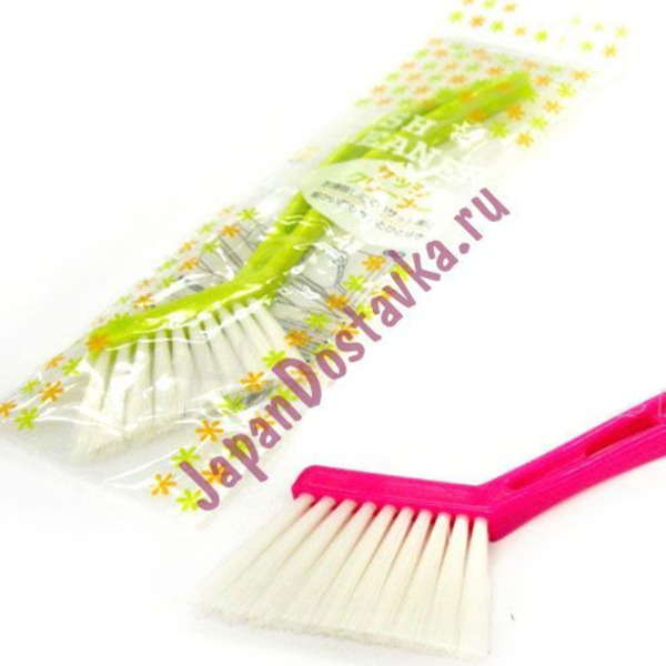 Щетка Sash Cleaner для мытья оконных полозьев и других труднодоступных мест (зеленая), KOKUBO  1 шт