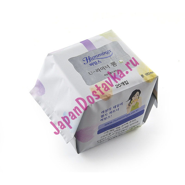 Прокладки Хаммингс Ю-лайн - ежедневные супер, 18 см, 20 шт.