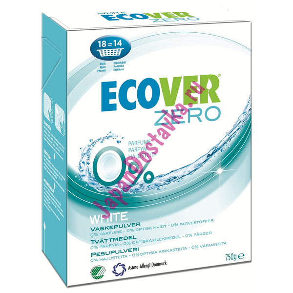 Экологический стиральный порошок для белого белья White Zero, ECOVER   750 г