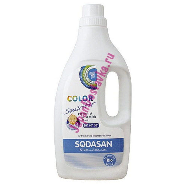 Жидкое средство для стирки белья младенцев Сенситив, SODASAN  1,5 л