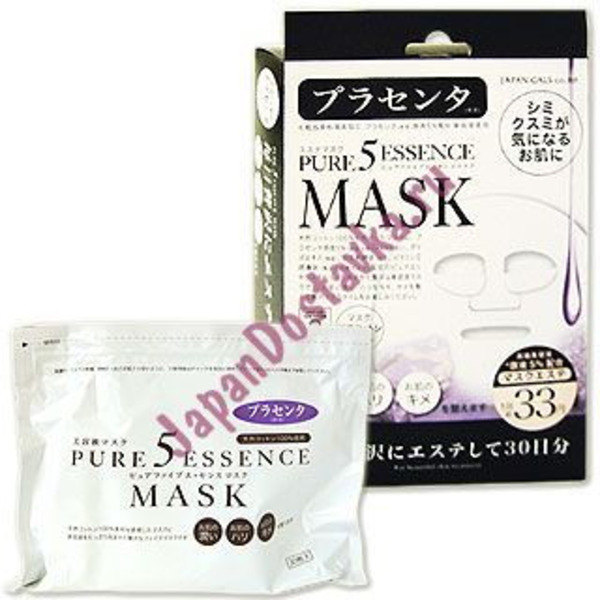Маска Pure5 Essential с плацентой, JAPAN GALS 30 шт.