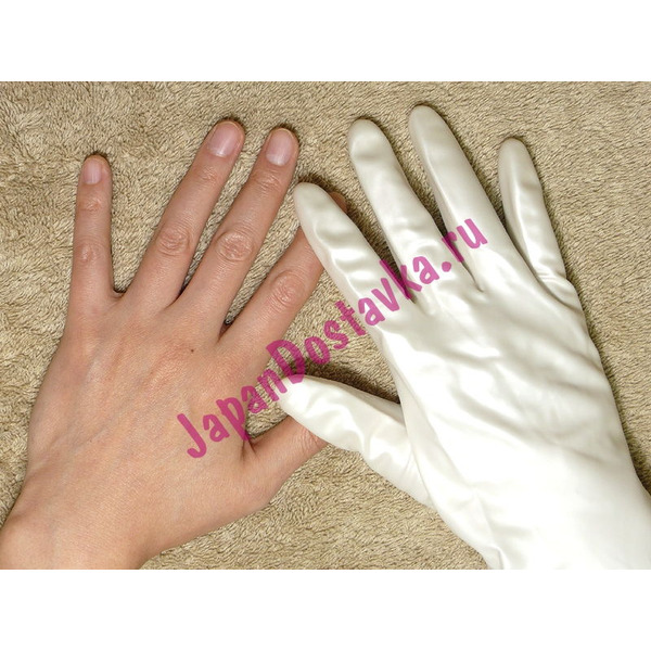Виниловые хозяйственные перчатки Family Soft and Beauty (средней толщины), ST (белые, размер M)
