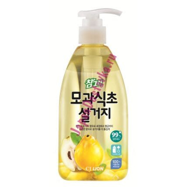 Средство для посуды, овощей и фруктов, Chamgreen - Айва, CJ Lion ( ) 450 мл