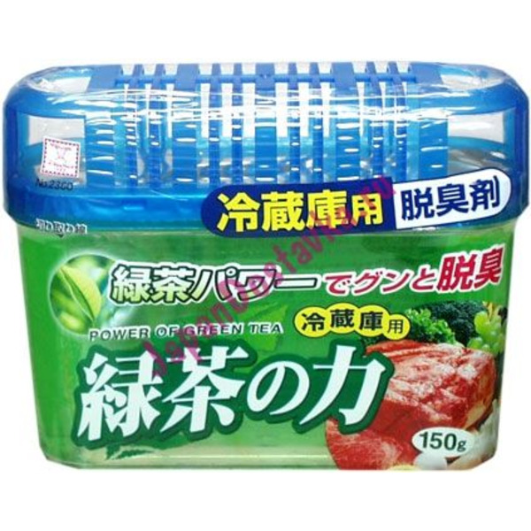 Дезодорант-поглотитель неприятных запахов с экстрактом зелёного чая, для холодильников (общая камера), KOKUBO  150 г
