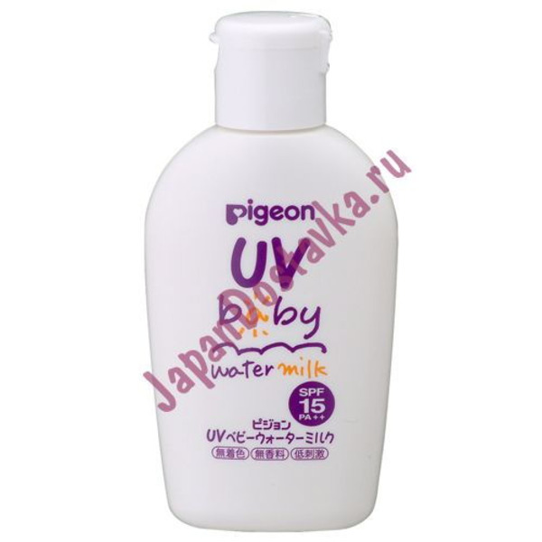 Детское солнцезащитное увлажняющее молочко с рождения UV SPF 15 PA++ , PIGEON 60 г