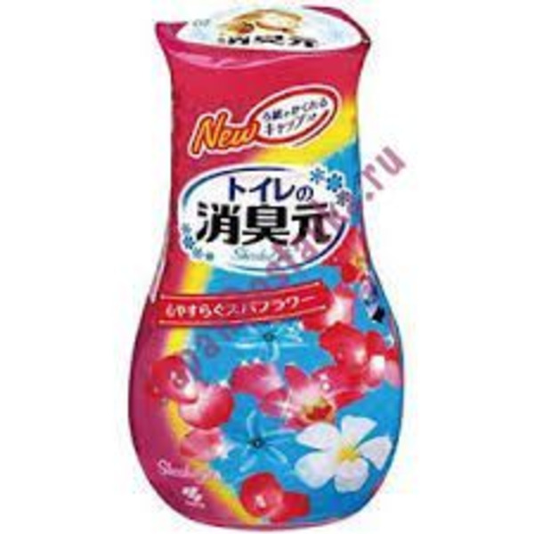 Жидкий дезодорант для туалета с ароматом медовых цветов Shoshugen, KOBAYASHI 400 мл