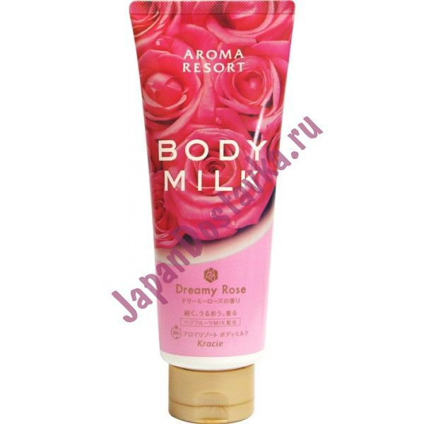 Молочко для тела  - аромат розы, Aroma Resort, KRACIE  220 г