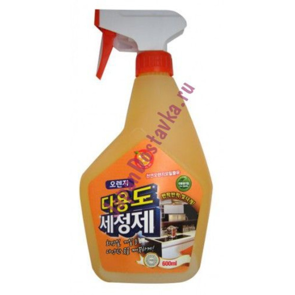 Универсальное жидкое чистящее средство для дома с апельсиновым маслом,  KMPC 600 мл