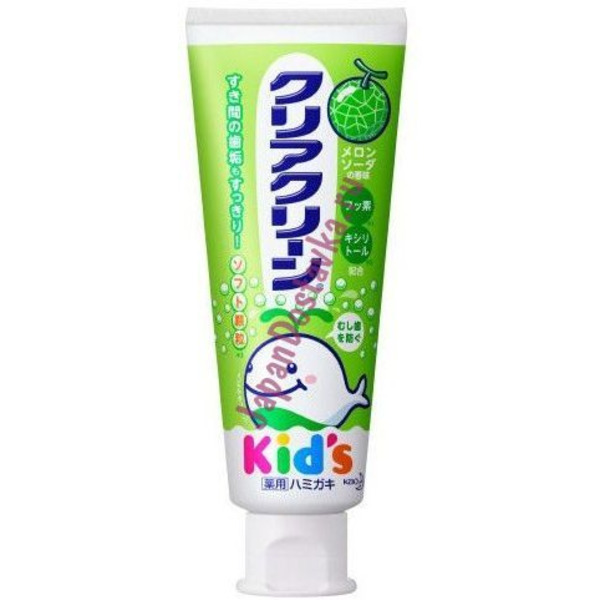 Детская  зубная паста Clear Clean Kid’s Melon Спелая дыня, КАО 50 г