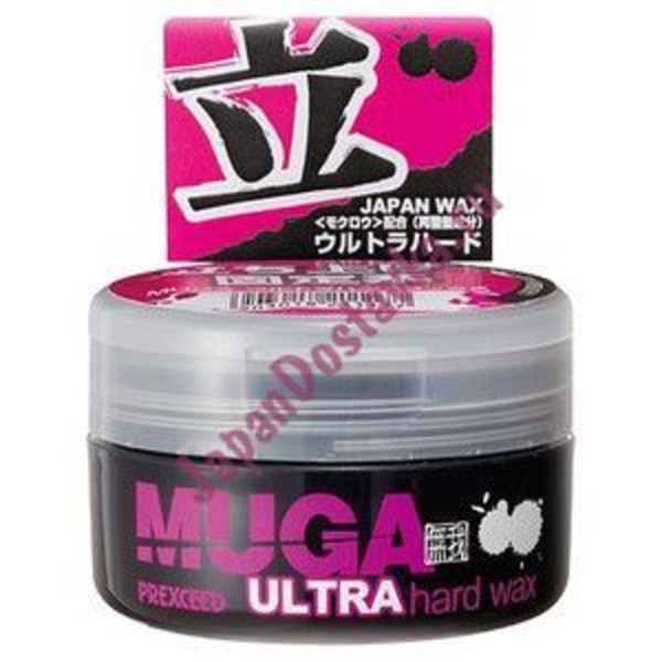 Японский воск для укладки волос (ультра сильной фиксации) MUGA, YANAGIYA 85 г