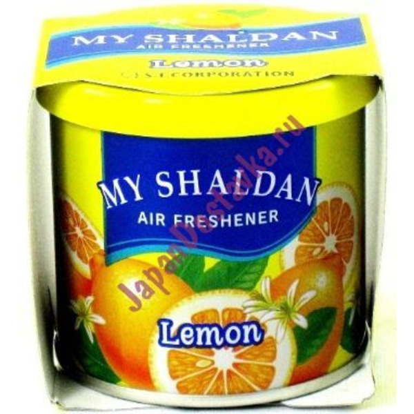 Желеобразный ароматизатор на основе лимонена для помещений с ароматом лимона My Shaldan, ST 80 г