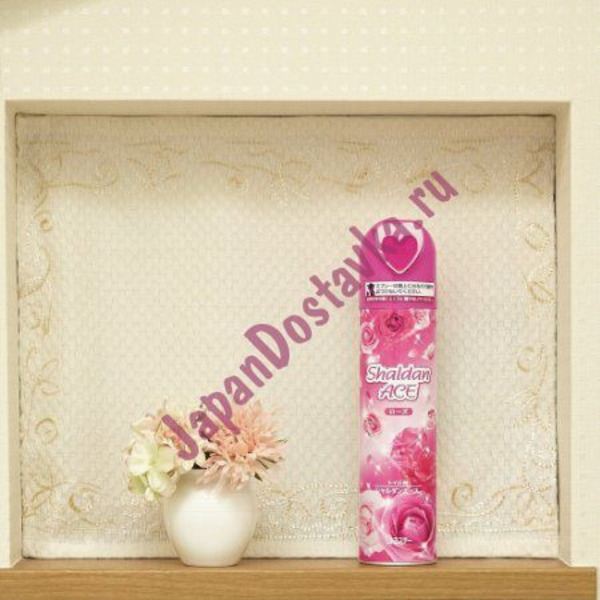 Спрей-освежитель воздуха для туалета Shaldan ACE (c ароматом розы), ST 230 мл