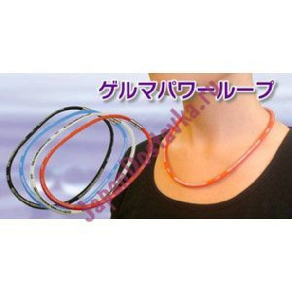 Германиевое ожерелье, КAEP JAPAN (размер L - 55 см, синий)
