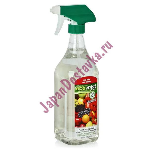Эко-средство для мытья фруктов и овощей Frut & Veggie Wash, ECO Mist Solutions   825 мл