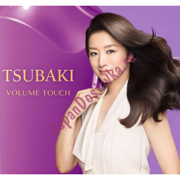 Бессиликоновый шампунь для придания объёма (с маслом камелии) Tsubaki Volume Touch, SHISEIDO 380 мл (сменная упаковка)