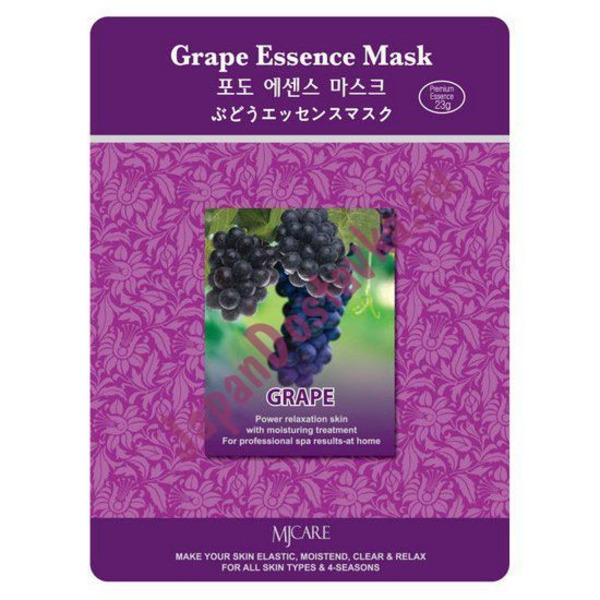Маска тканевая виноград Grape Essence Mask, MIJIN