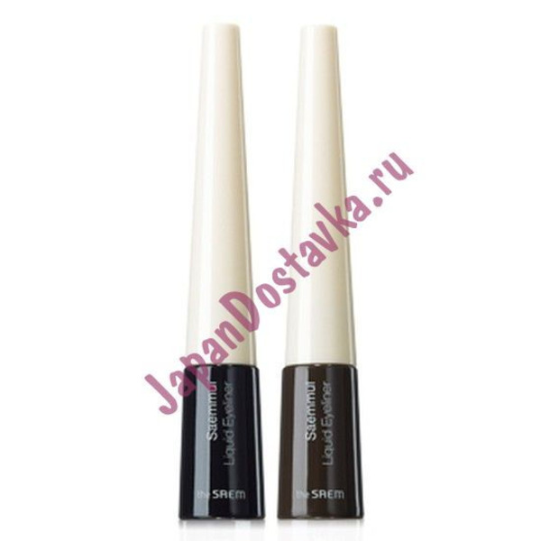 Подводка для глаз жидкая Saemmul Liquid Eyeliner 02 Deep Brown, SAEM  4,5 г