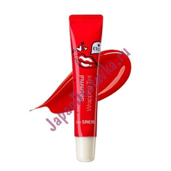 Тинт для губ Saemmul Wrapping Tint RD01 Red Berry (красный), SAEM 15 г